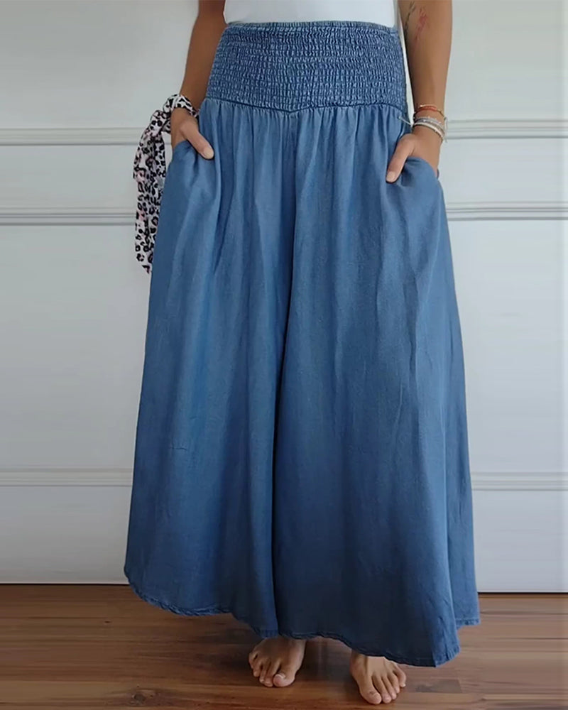 Taikoo | Comfy Wide-Leg Trousers